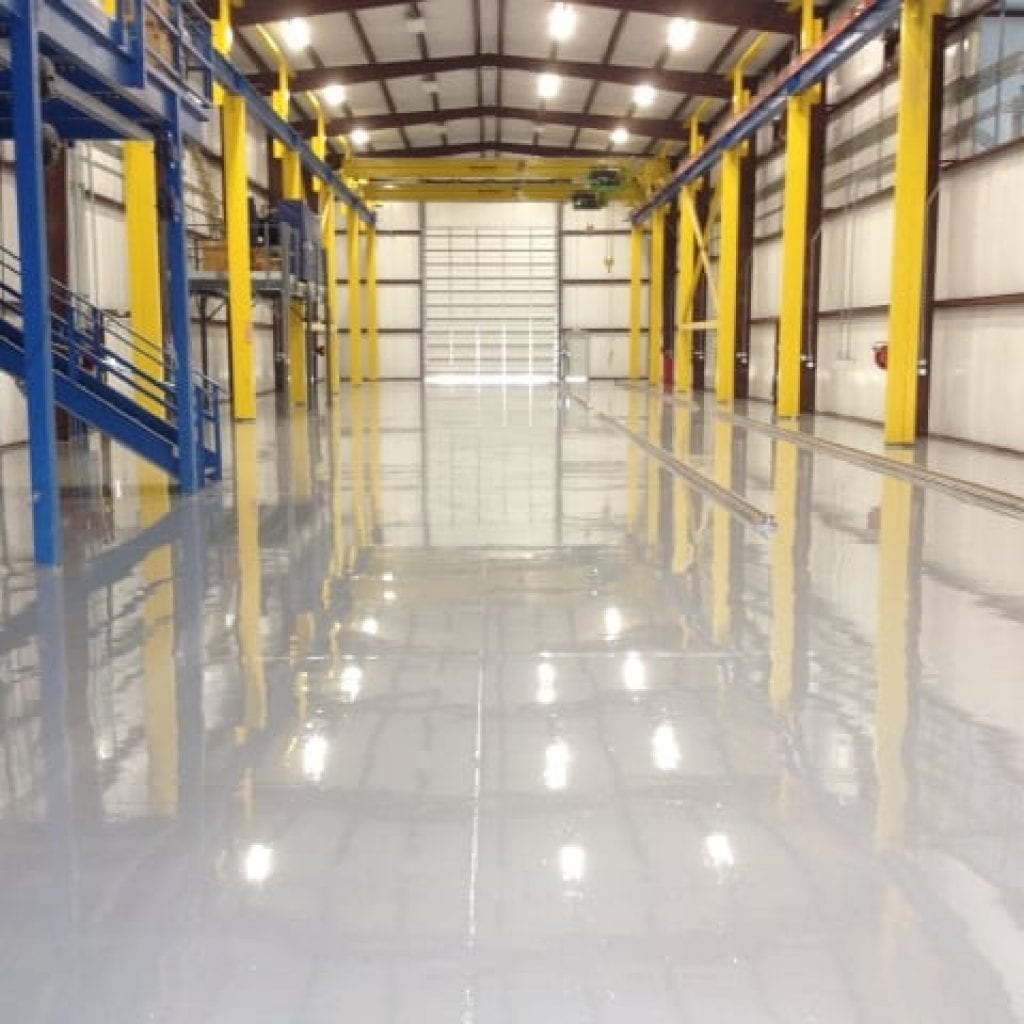 Epoxy flooring for automobile industry and workshops